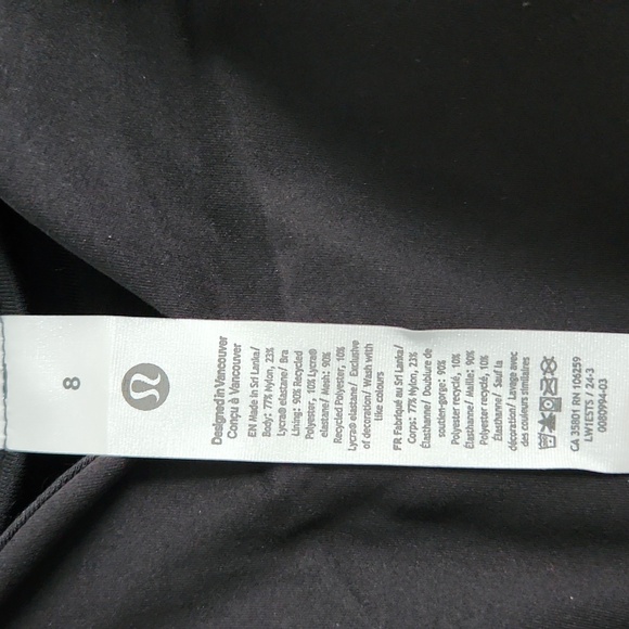 Lululemon NWT Wunder Train Tank *Sweetheart Size 8 - Picture 3 of 6